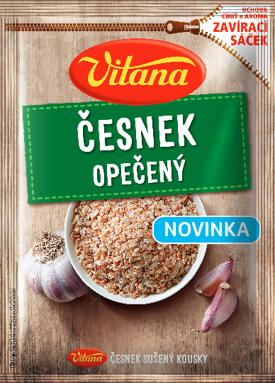 Česnek opečený